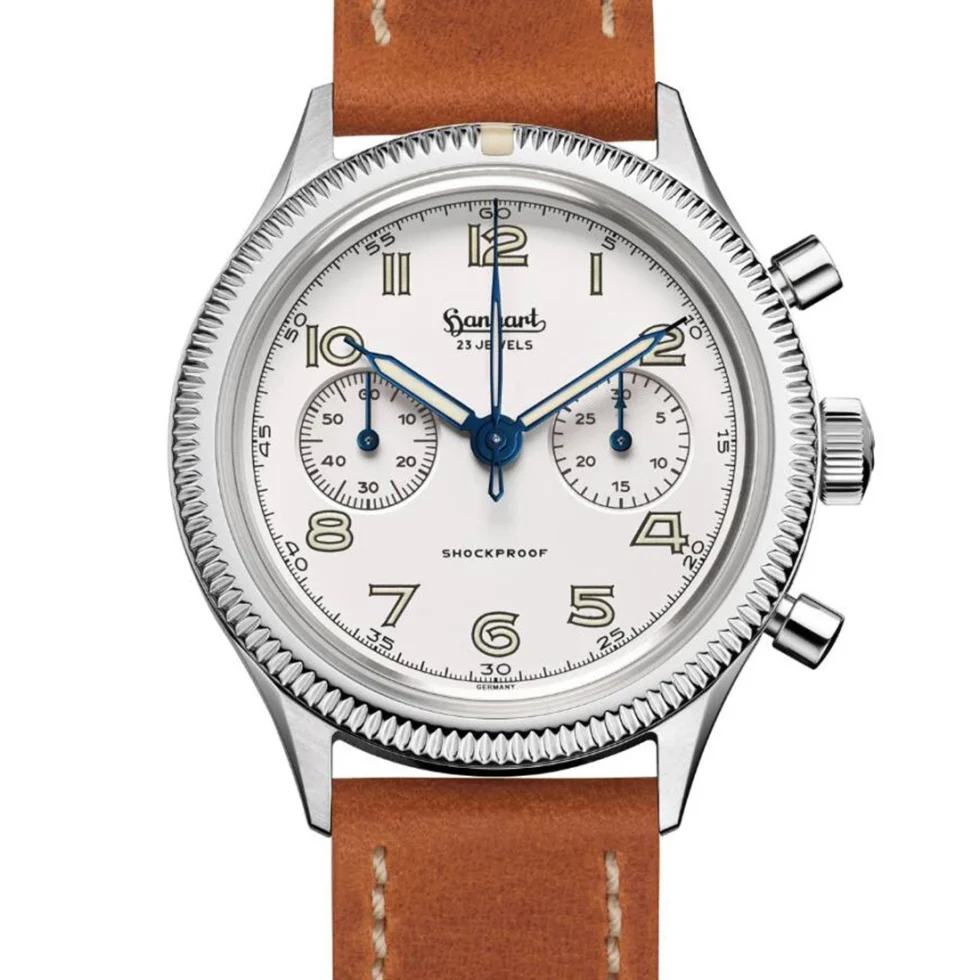 Hanhart Moby Dick Manual winding White 42mm H721.202-0210