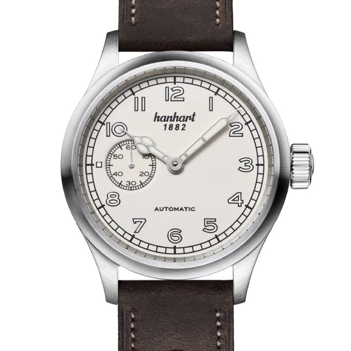 Hanhart Pioneer Automatic White 40mm 752.200-0110