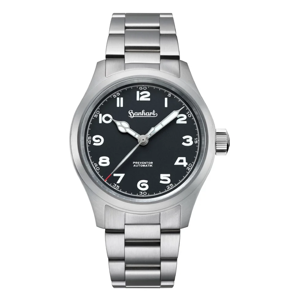 Hanhart Pioneer Preventor HD12 Automatic Black 39mm 792.810-6429 - Image 2