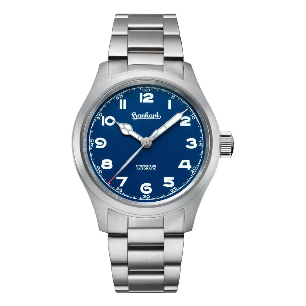Hanhart Pioneer Preventor HD12 Automatic Blue 39mm 792.870-6429 - Image 2