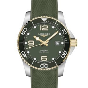 Longines Hydroconquest Automatic Green 41mm L3.781.3.06.9 luxury watch for sale at EPOCH & CO TIMEPIECES