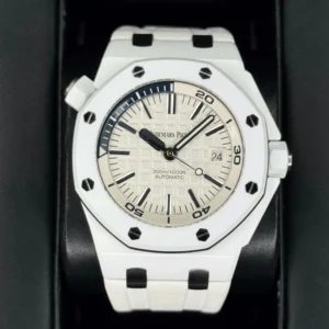 2015 Audemars Piguet Royal Oak Offshore Diver 42mm 15707CB Ceramic luxury watch for sale at EPOCH & CO TIMEPIECES