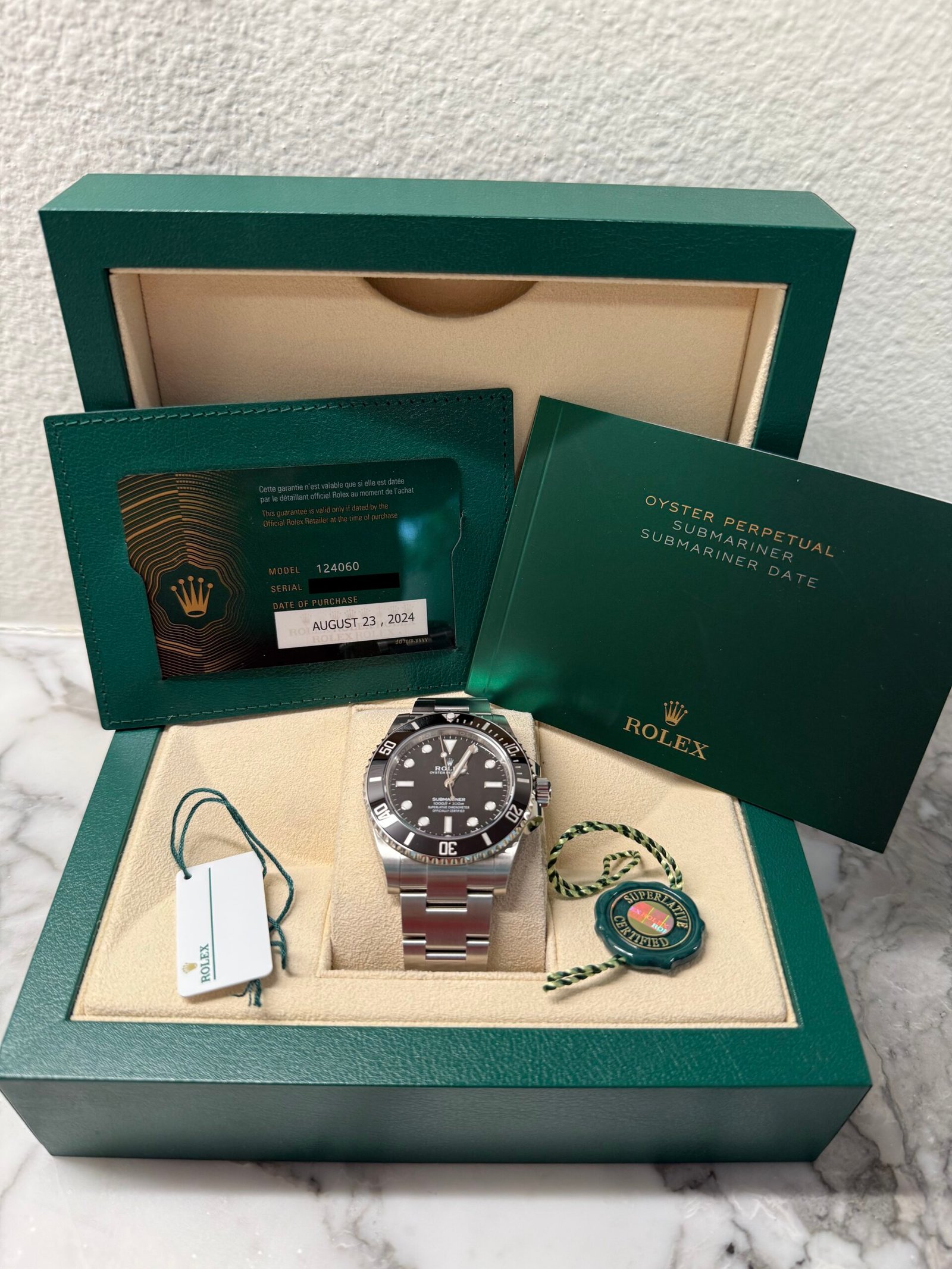 Rolex 124060 Submariner No Date – BRAND NEW - Image 3