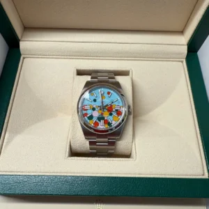 Rolex 124300 41mm Oyster Perpetual Celebration Dial luxury watch for sale at EPOCH & CO TIMEPIECES