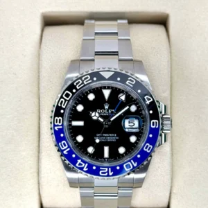 NEW 2025 Rolex GMT-Master II Batman 40mm 126710BLNR Oyster luxury watch for sale at EPOCH & CO TIMEPIECES